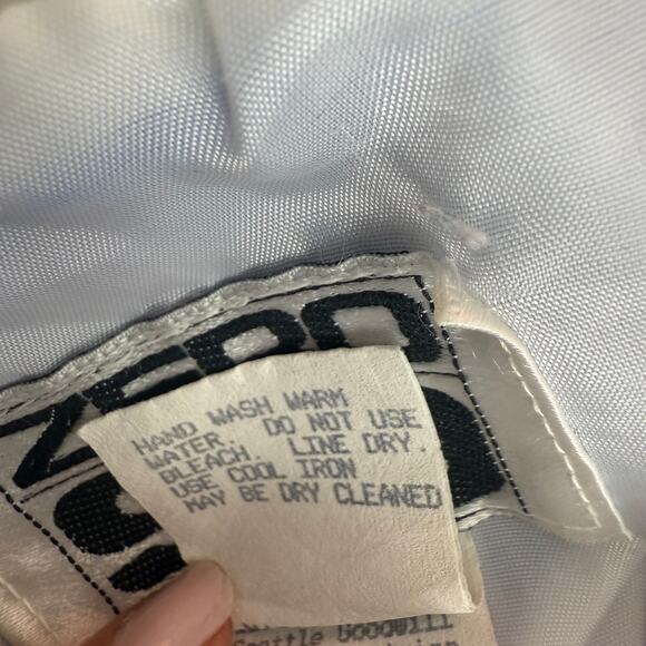 Vintage 1990 Zero 90 Adult Seattle Goodwill Games Retro White/Blue Jacket Medium - Picture 12 of 12